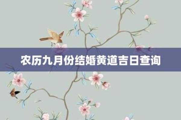 9月份黄道吉日查询 九月农历黄道吉日查询
